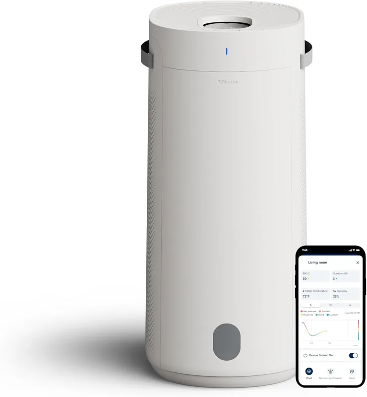 Blueair 2-en-1 Purify + Humidify DH3i, vue de face